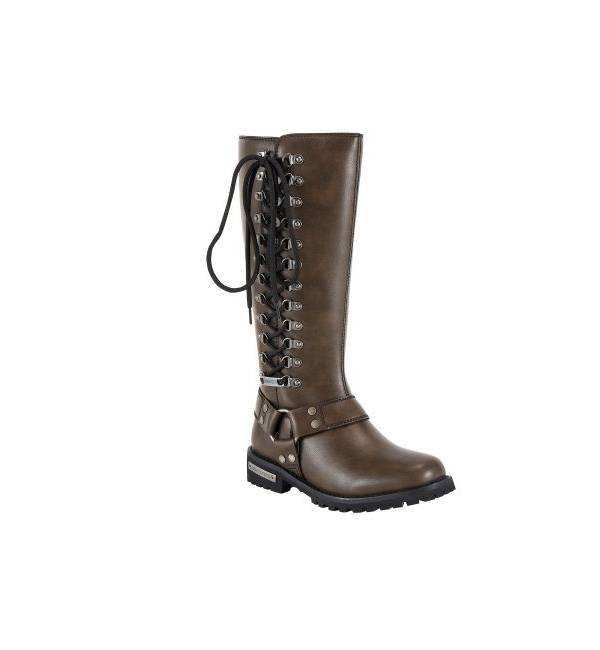 Women's Frontier Rider Knee-High Motorcycle Boots - Image 4