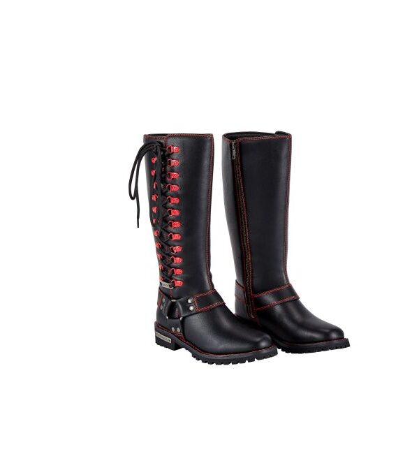 Women's Crimson Rebel Motorcycle Boots - Image 3