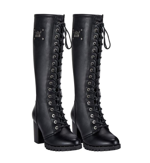 Women's Midnight Rider Knee-High Lace-Up Boots - Image 6