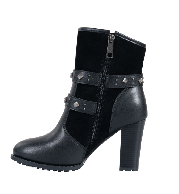 Alternative view of Women's Midnight Rider Heeled Motorcycle Boots