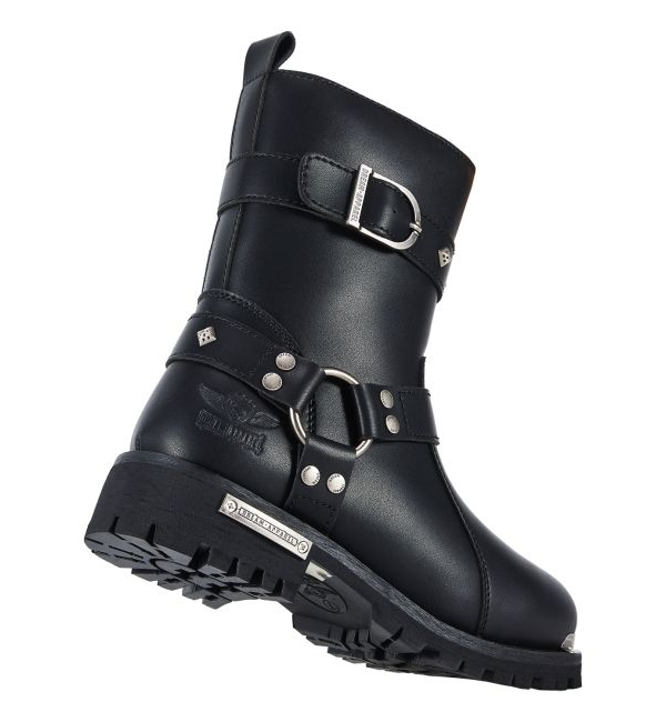 Alternative view of Women's Studded Harness Motorcycle Boots