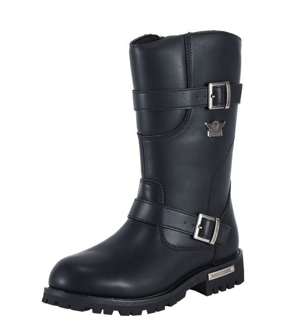 Alternative view of Men's Classic Motorcycle Biker Boots — Black