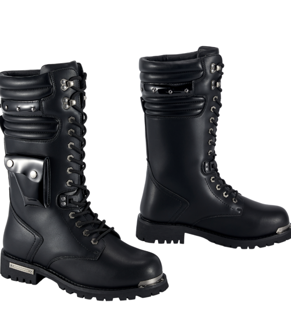 Men's Black Biker Boots — Riding Ready - Image 4