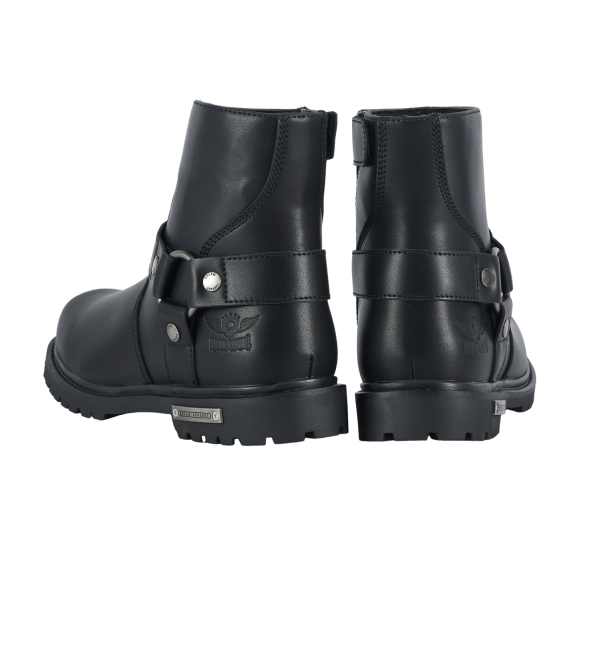 Men's Motorcycle Biker Boots — Classic Black - Image 5