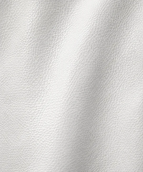 Women’s White Naked Leather Motorcycle Biker Jacket - Image 9