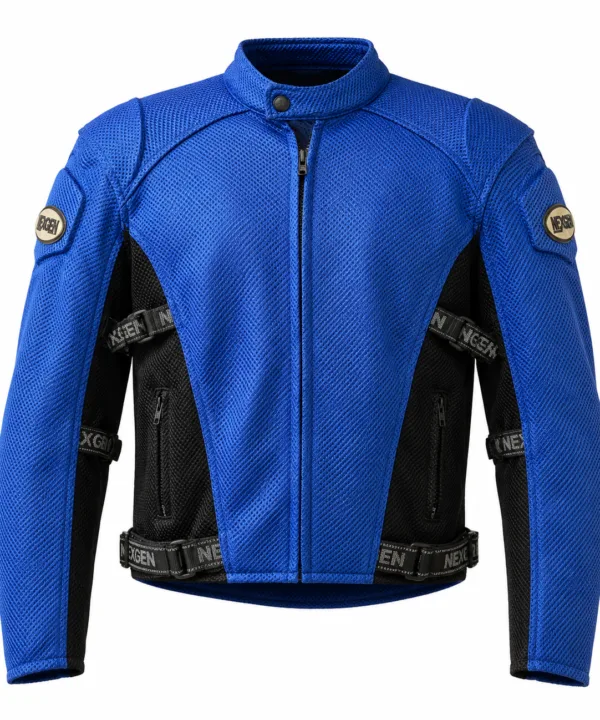 Blue Nexgen Textile Racing Jacket