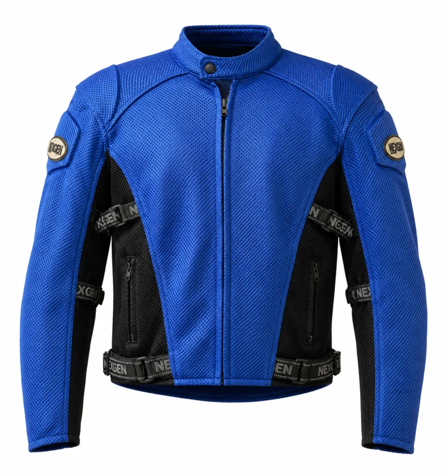 Blue Nexgen Textile Racing Jacket