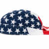 American flag stars and stripes pre-tied bandana skull cap