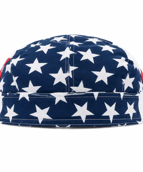American flag stars and stripes pre-tied bandana skull cap – view 5
