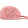 Pink paisley print pre-tied bandana skull cap