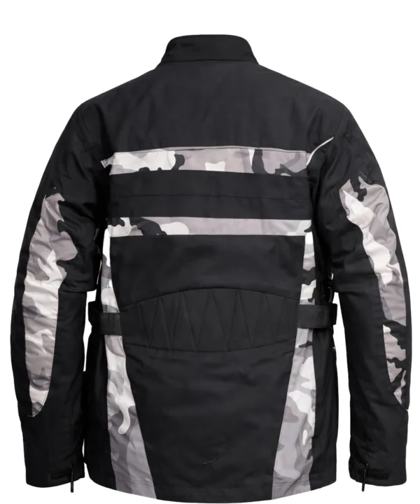Alternative view of Black and White Camo Cordura Jacket