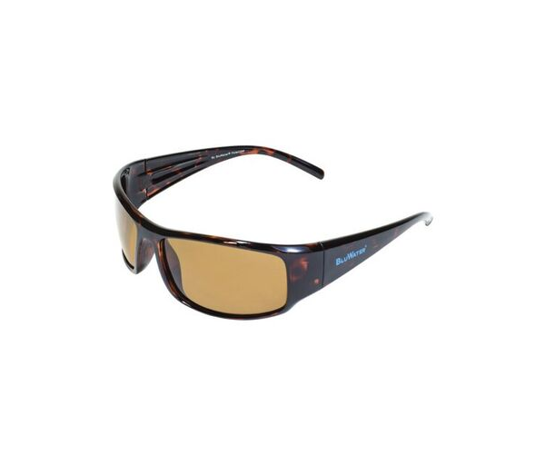 BluWater Polarized Florida 1 Demi Brown / Brown Lens eyewear from Hasbro Leather