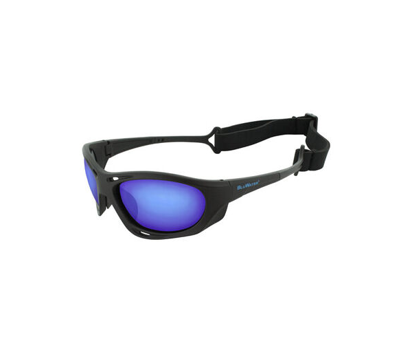 BluWater Polarized Hydro Black / G-Tech Blue eyewear from Hasbro Leather