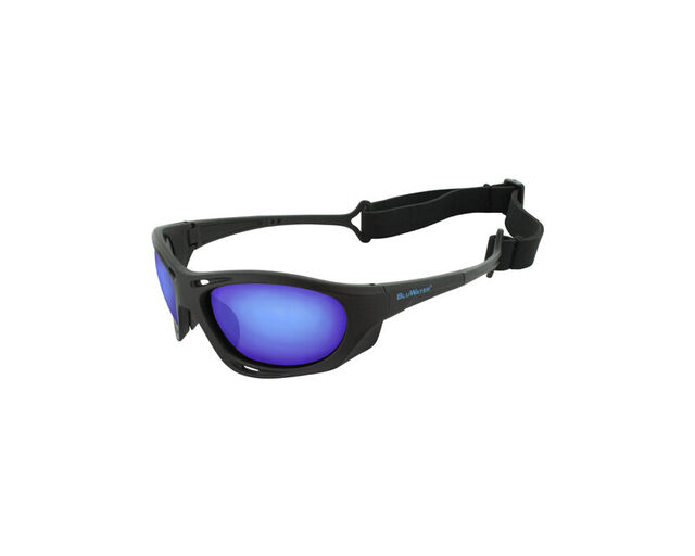 BluWater Polarized Hydro Black / G-Tech Blue eyewear from Hasbro Leather