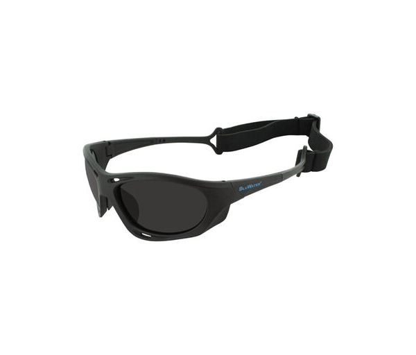BluWater Polarized Hydro Black / Super Dark eyewear from Hasbro Leather