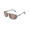 BluWater Polarized Navigator 3 Brown Mirror eyewear from Hasbro Leather