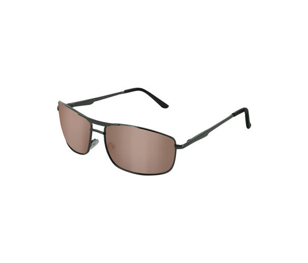 BluWater Polarized Navigator 3 Brown Mirror eyewear from Hasbro Leather