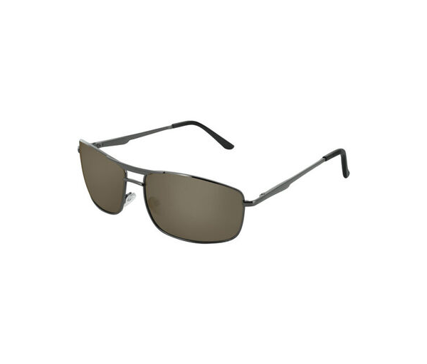 BluWater Polarized Navigator 3 Grey / Gold Mirror eyewear from Hasbro Leather