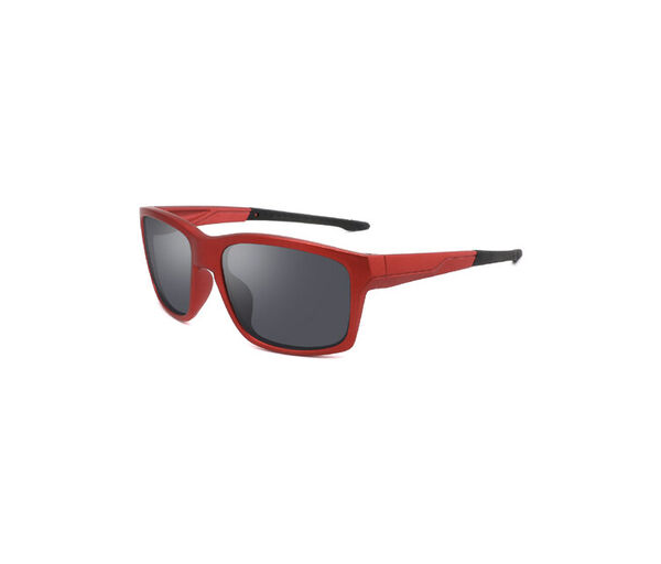 AlterImage Riverbank Metallic Red / Grey Lens eyewear from Hasbro Leather