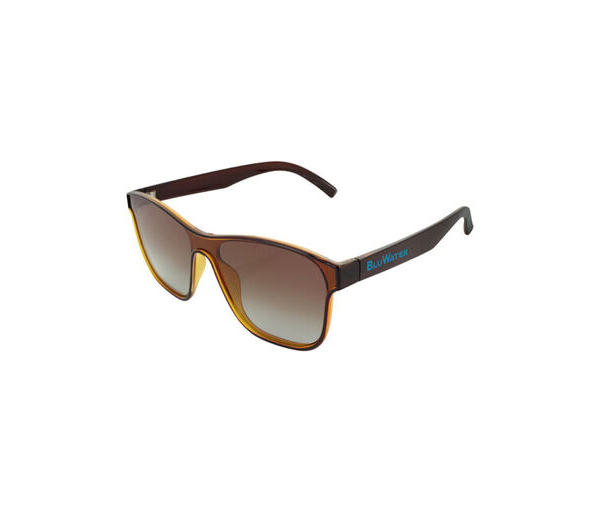 BluWater Polarized Saltee Gradient Brown eyewear from Hasbro Leather