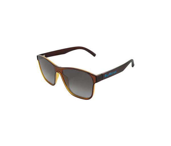 BluWater Polarized Saltee Gradient Grey eyewear from Hasbro Leather