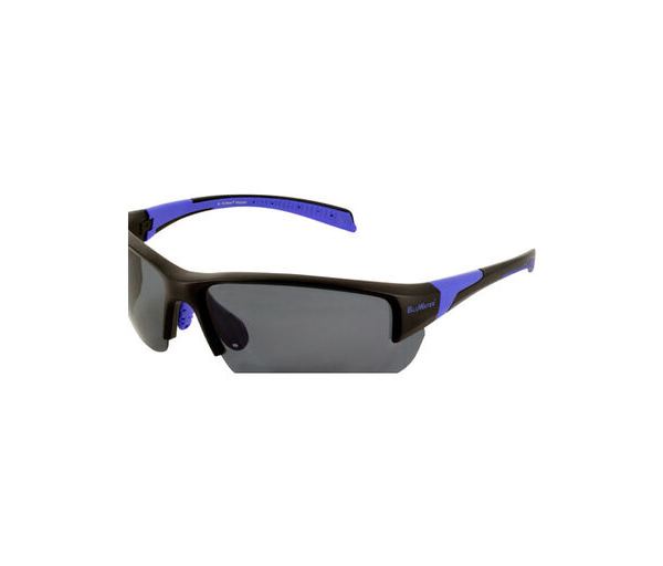 BluWater Polarized Samson 3 Black / Grey Lens eyewear from Hasbro Leather