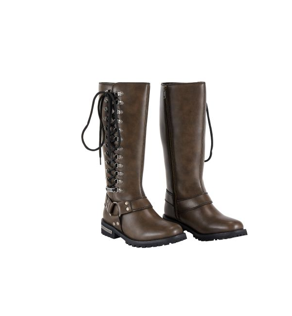 Women's Frontier Rider Knee-High Motorcycle Boots - Image 6