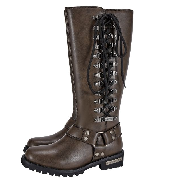 Women's Frontier Rider Knee-High Motorcycle Boots - Image 7