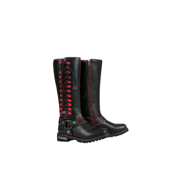 Women's Crimson Rebel Motorcycle Boots - Image 6