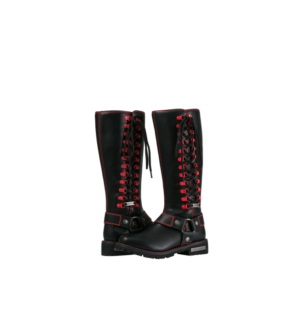 Women's Crimson Rebel Motorcycle Boots - Image 7