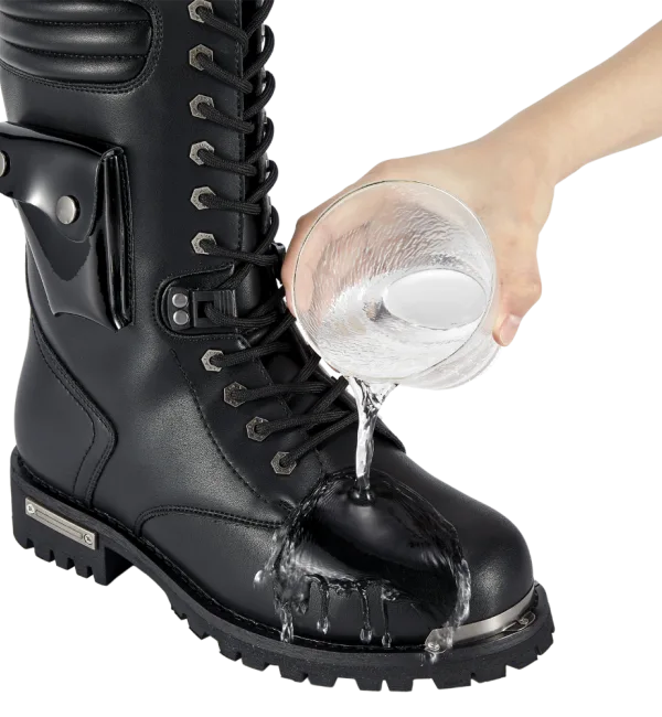 Men's Black Biker Boots — Riding Ready - Image 7